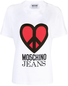 Moschino Casual T-shirt Moschino , White , Dames - L,M,S,Xs