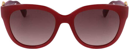 Moschino Dames/Dames Gesp Zonnebril (Rood/Bruin) - maat