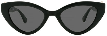 Moschino Dames / dames zonnebril met kattenogen (Zwart/Grijs) - maat