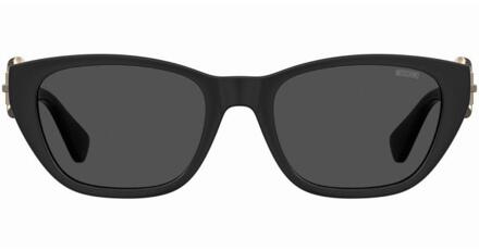 Moschino Dames Gesp Zonnebril (Zwart) - maat