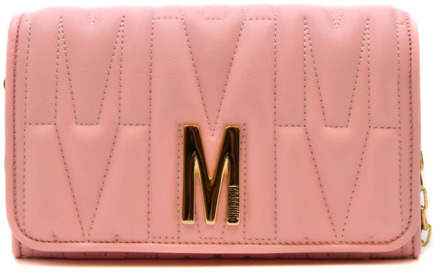 Moschino Envelop Clutch Tas Moschino , Pink , Dames - ONE Size