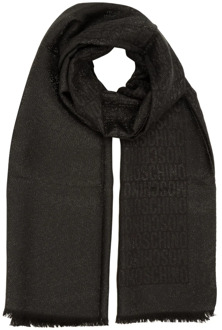 Moschino Estola Winter Sjaal Moschino , Black , Dames - ONE Size