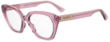 Moschino Fuchsia Frame Stijlvolle Bril Moschino , Pink , Unisex - 51 MM