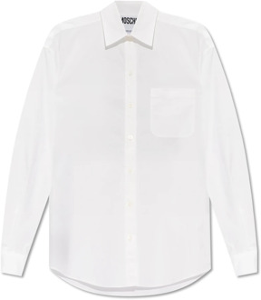 Moschino Gedrukt overhemd Moschino , White , Dames - S,Xs,2Xs