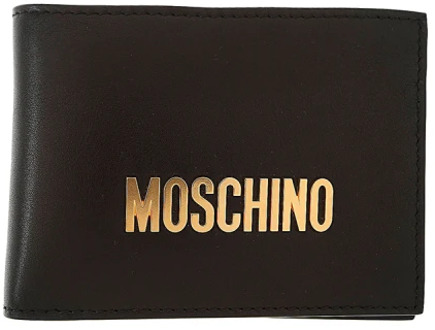 Moschino Georganiseerde Portemonnees Kaarthouders Moschino , Black , Heren - ONE Size