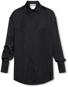 Moschino Gepersonaliseerd overhemd Moschino , Black , Dames - S,Xs,2Xs