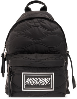 Moschino Gewatteerde rugzak Moschino , Black , Heren - ONE Size