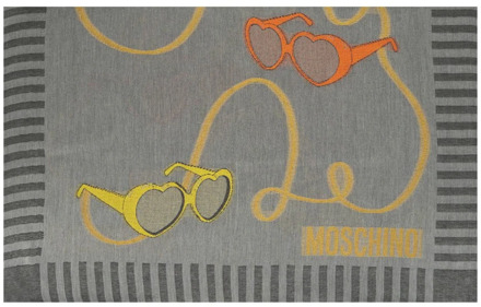 Moschino Grijze Sjaals voor Vrouwen Moschino , Gray , Dames - ONE Size