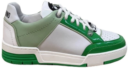 Moschino Groene Sneakers Moschino , Green , Dames - 41 Eu,37 Eu,36 Eu,40 Eu,39 Eu,38 EU