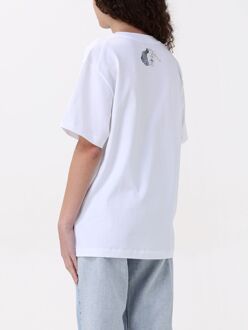 Moschino Hart Kwastje Grafisch T-shirt Wit