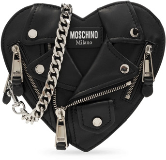 Moschino Hartvormige schoudertas Moschino , Black , Dames - ONE Size