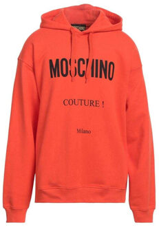 Moschino Heren Couture Milano Hoodie (Oranje)