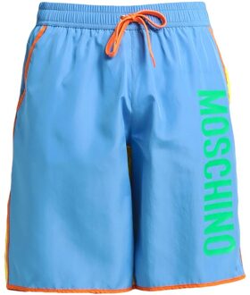 Moschino Heren Kleurblok Zwemshort (Blauw) - XS