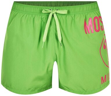 Moschino Heren Logo Zwemshort (Groen)