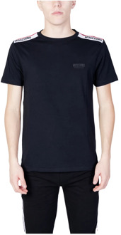 Moschino Heren T-Shirt Herfst/Winter Collectie Moschino , Black , Heren - Xl,L,M,S
