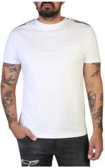 Moschino Heren T-shirt met korte mouwen - Lente/Zomer Collectie Moschino , White , Heren - Xl,L