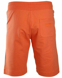 Moschino Heren Vrijetijdsshort met tape-merk (Zwart) Oranje