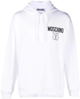 Moschino Hoodies Moschino , White , Heren - Xl,L,M,S