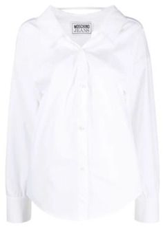 Moschino Jeans Overhemden Wit Moschino , White , Dames - S,Xs