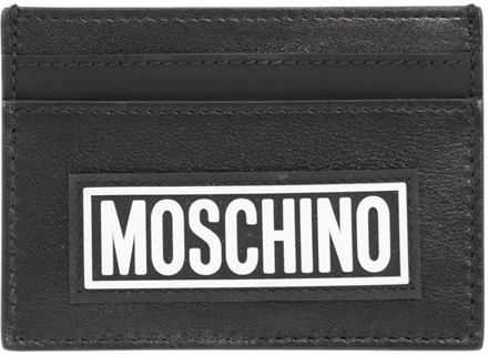 Moschino Kaarthouder met logo Moschino , Black , Heren - ONE Size