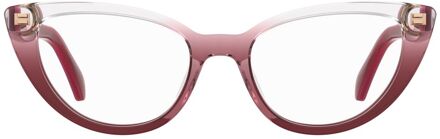 Moschino Kat Oog Bril Rode Gradient Fuchsia - One Size