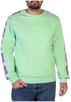 Moschino Katoenen Sweatshirt voor Heren Moschino , Green , Heren - Xl,L,M,S
