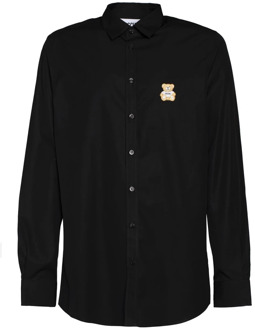 Moschino Klassieke Teddy Shirt Moschino , Black , Heren - 2Xl,Xl,L,M,S,4Xl