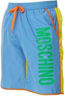 Moschino kleurblok blauwe zwemshort - maat