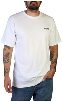 Moschino Korte mouwen T-shirt - A0707-9412 Moschino , White , Heren - L