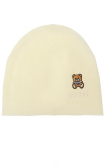 Moschino Logo hoed Moschino , Beige , Dames - ONE Size