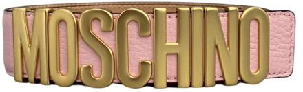 Moschino Luxe Touch Riem Moschino , Pink , Dames - S,2Xs