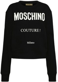 Moschino Mannen Couture Milano Sweatshirt (Fuchsia)