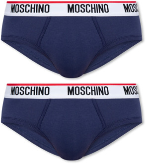 Moschino Merkondergoed 2-pack Moschino , Blue , Heren - 2Xl,Xl,L,Xs