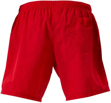 Moschino metalen logo rode lange zwemshort Rood