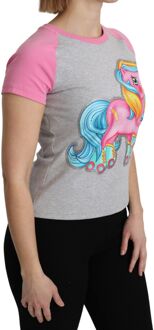 Moschino Mijn Kleine Pony Skeeler T-shirt Tsh5088 Grijs