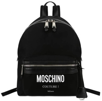 Moschino Milano Couture Rugzak voor Heren Moschino , Black , Heren - ONE Size