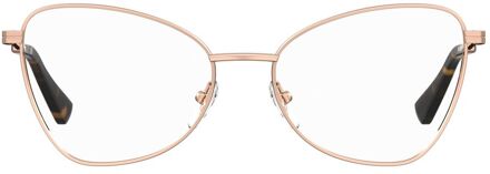 Moschino Mo574s Rosé Gouden Cateye Bril Bruin