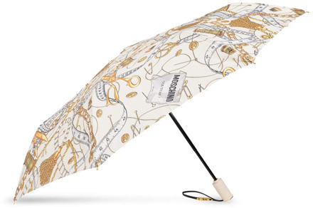 Moschino Paraplu met logo Moschino , Beige , Unisex - ONE Size
