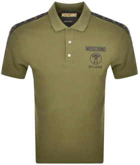Moschino Polo Shirt Moschino , Green , Heren - 2Xl,3Xl