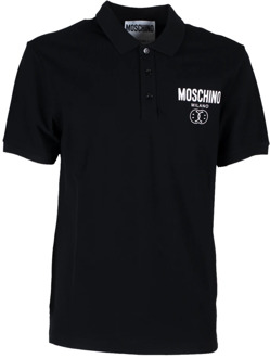 Moschino Polo Shirts Moschino , Black , Heren - M,S
