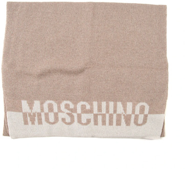 Moschino Scarf Moschino , Beige , Dames - ONE Size