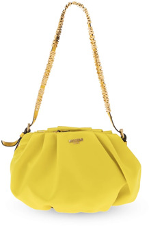 Moschino Shoulder bag with logo Moschino , Yellow , Dames - ONE Size