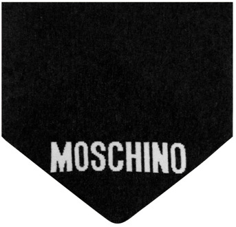 Moschino Sjaal met logo Moschino , Black , Unisex - ONE Size