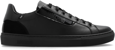 Moschino Sneakers met logo Moschino , Black , Heren - 40 Eu,45 Eu,39 Eu,42 Eu,44 Eu,43 EU