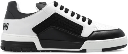 Moschino Sneakers met logo Moschino , Black , Heren - 41 EU