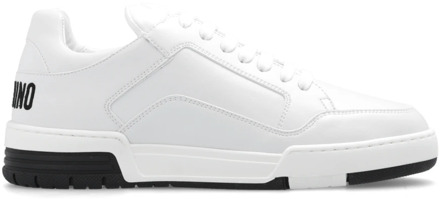 Moschino Sneakers met logo Moschino , White , Dames - 37 Eu,41 Eu,38 Eu,36 EU