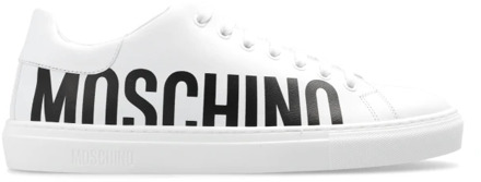 Moschino Sneakers met logo Moschino , White , Heren - 40 Eu,41 Eu,39 EU