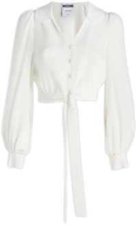 Moschino Stijlvol en Comfortabel Overhemd Moschino , White , Dames - XS