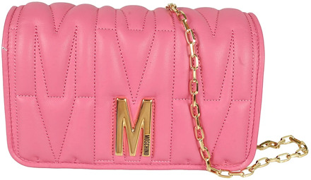 Moschino Stijlvolle Portemonnees Moschino , Pink , Dames - ONE Size