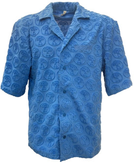 Moschino Stijlvolle Shirt voor Mannen en Vrouwen Moschino , Blue , Heren - M,S,Xs